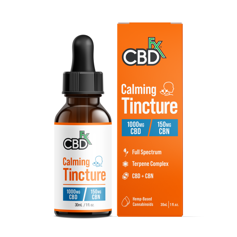CBDfx Calming Tincture - CBD + CBN Oil