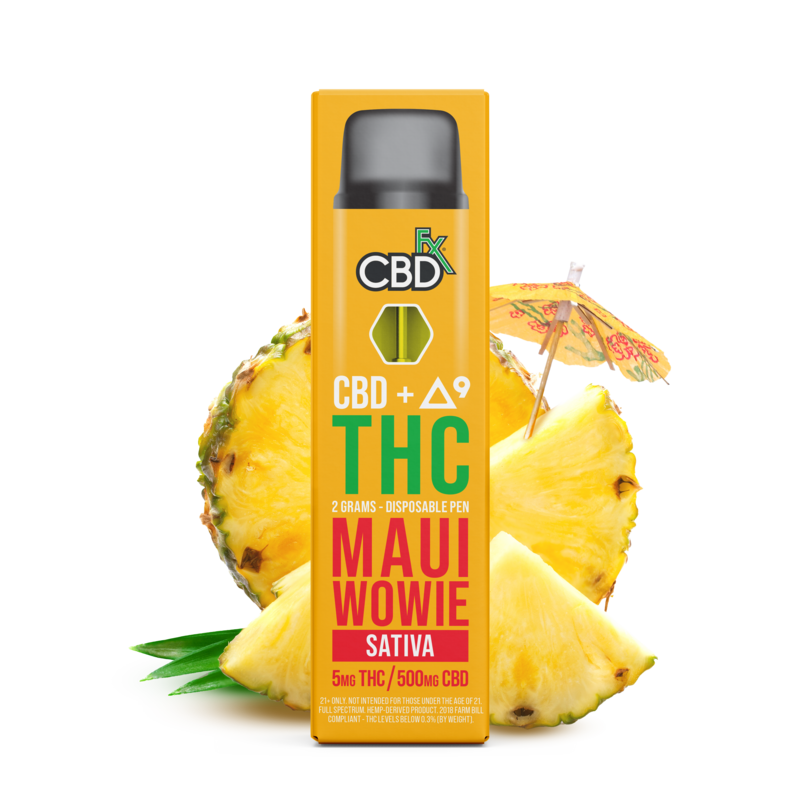 CBDfx Delta-9 THC + CBD Vape: Maui Wowie (Sativa)