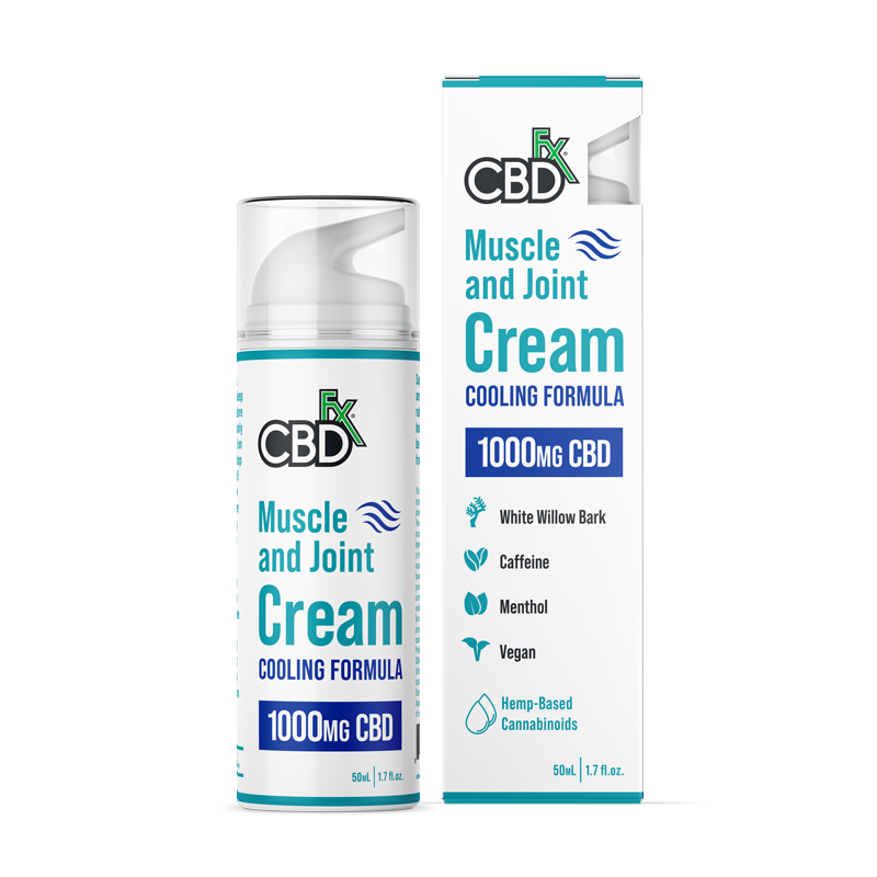 CBDfx Muscle & Joint CBD Cream: Cooling Formula