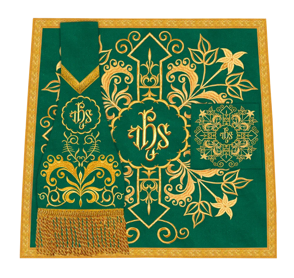 Altar Mass set with spiritual motif