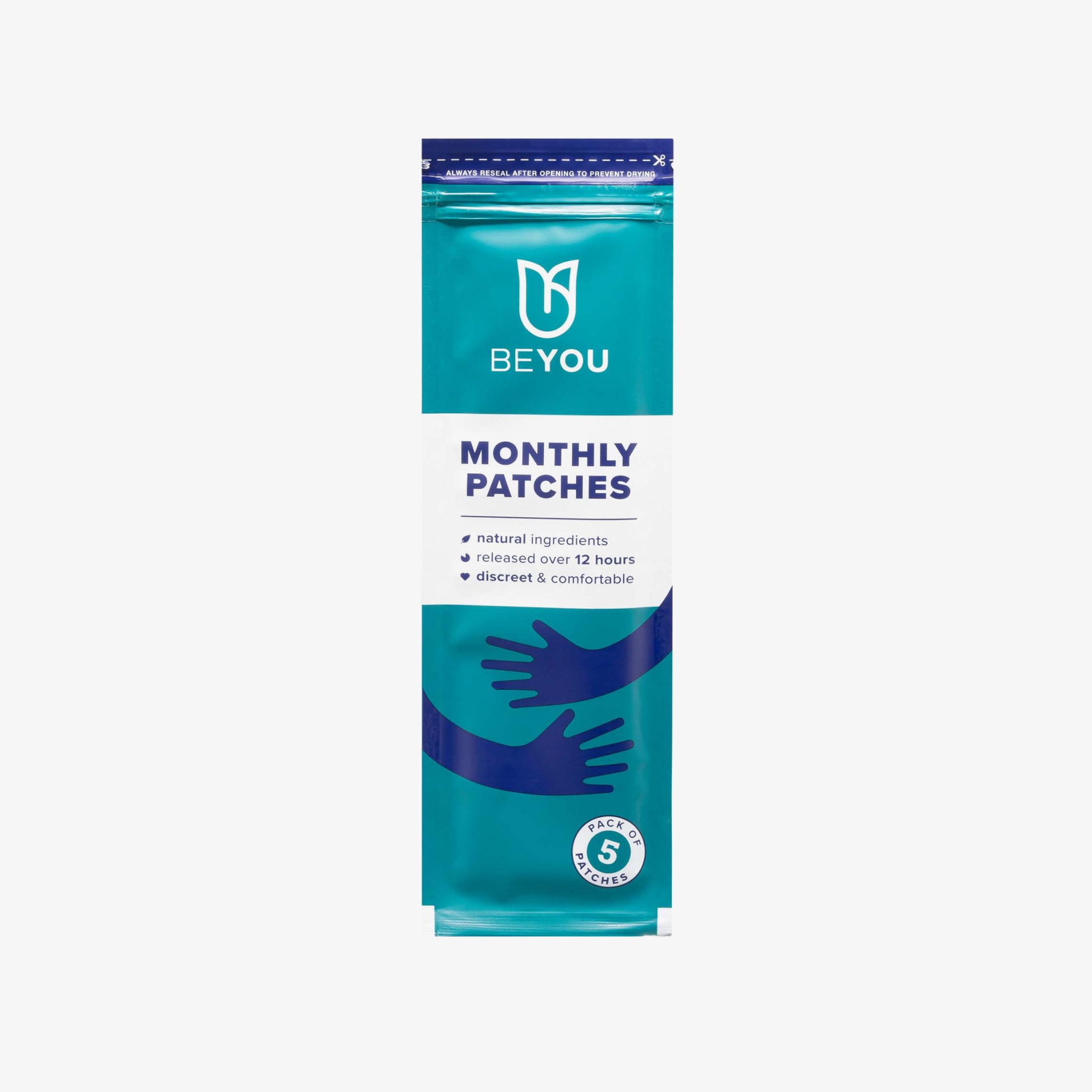BeYou | Period Pain Relief Monthly Patches 5 Pack