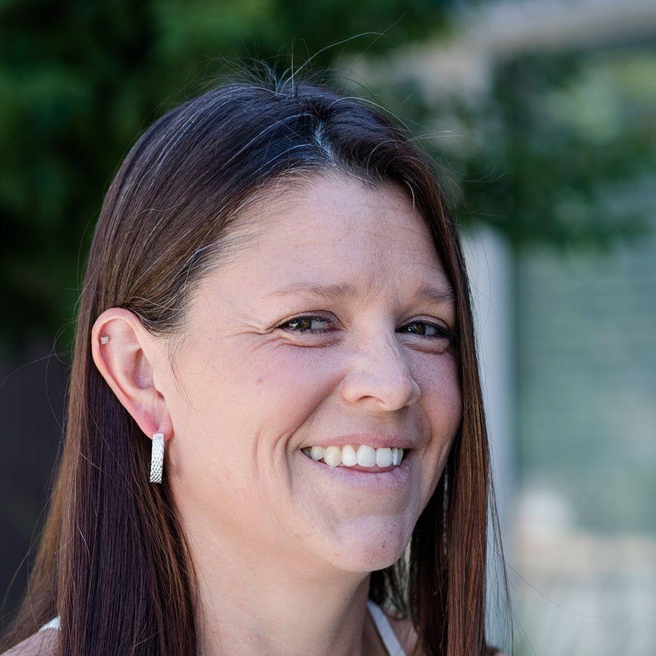 Mesh Pattern Silver Hoop Earrings