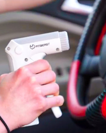 FitBeast Grip Strengthener Forearm Strengthener Hand Grips Strengthener - Adjustable Resistance 10-130LBS White