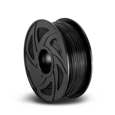 1.75mm 3D Printer Filament Silk - Black 1KG