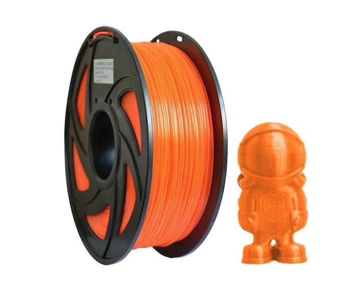 1.75mm 3D Printer Filament TPU - Orange 1KG