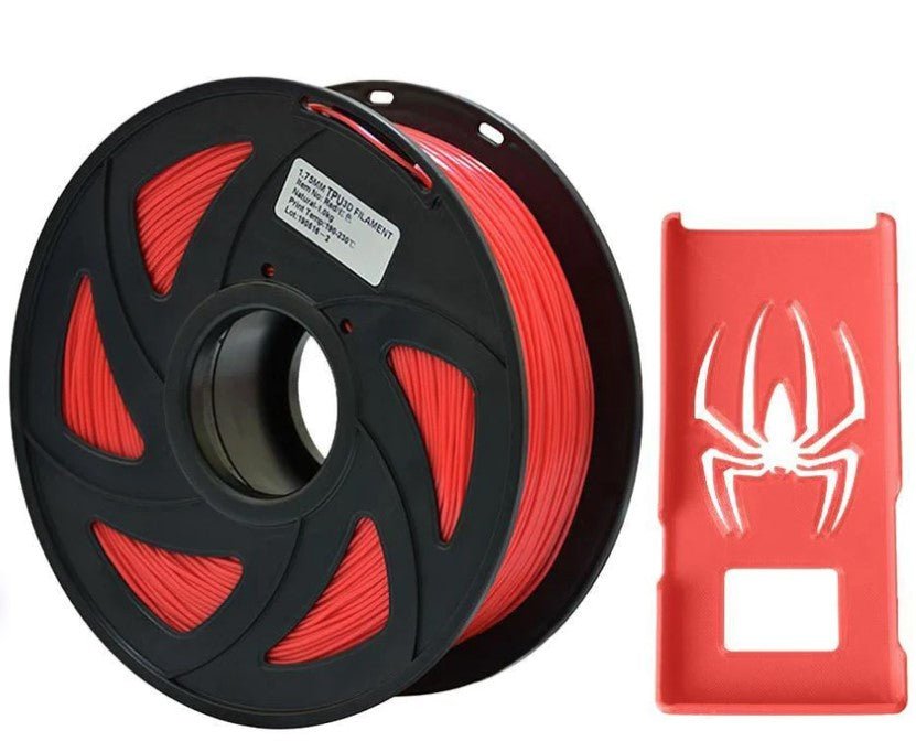 1.75mm 3D Printer Filament TPU - Red 1KG