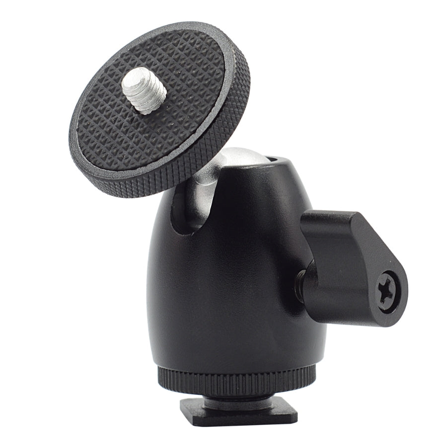 360' Ball Head With Flash Cold-Shoe Mount