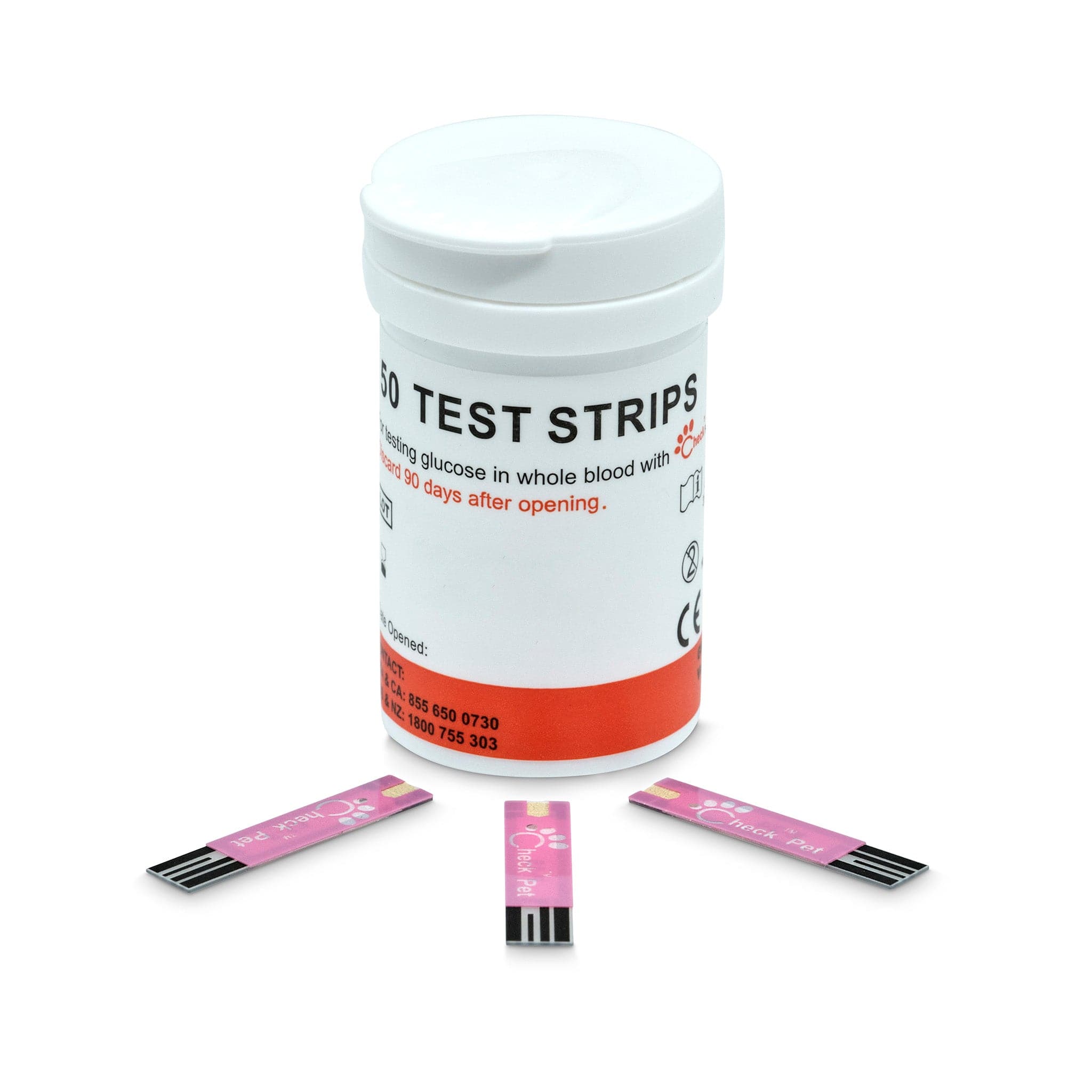 Pet Blood Glucose Test Strips - Extra Supply for Diabetes & Insulin Monitoring