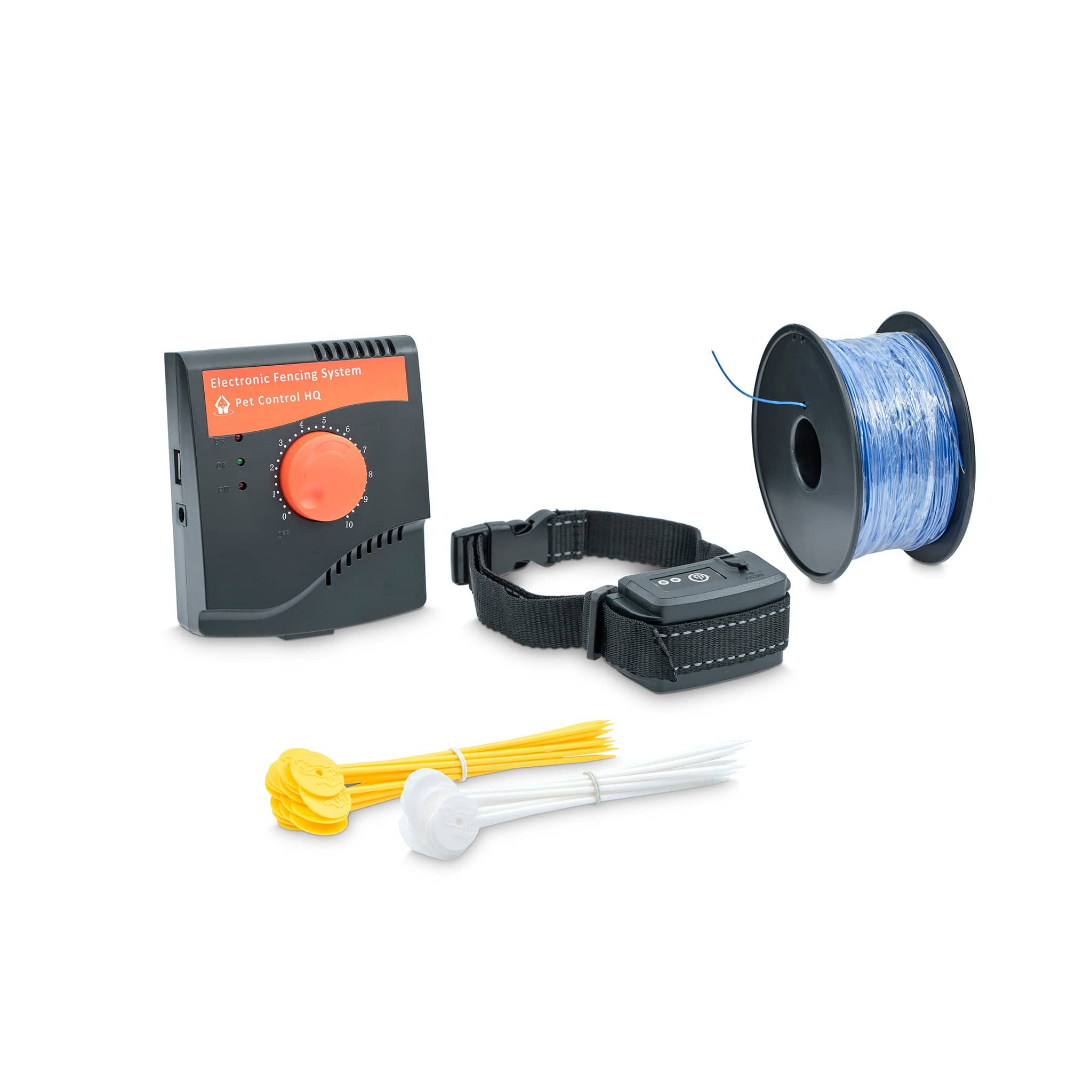 Electric Dog Fence Rechargeable  up to 3  Shock Collar Options - Regular Wire