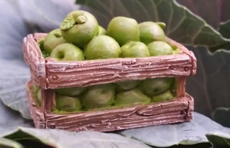 Apple Harvest, Mini Apples, Fairy Garden Apples, Miniature Food