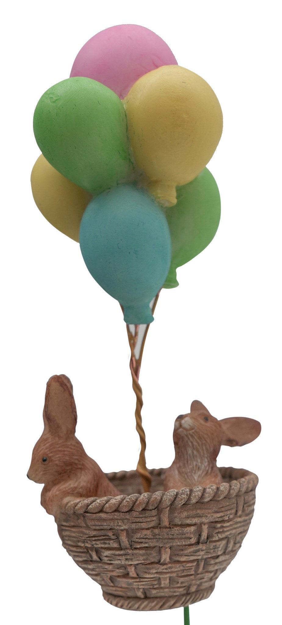 Balloon Travel Bunnies, Bunnies With Balloons, Fairy Garden Balloons