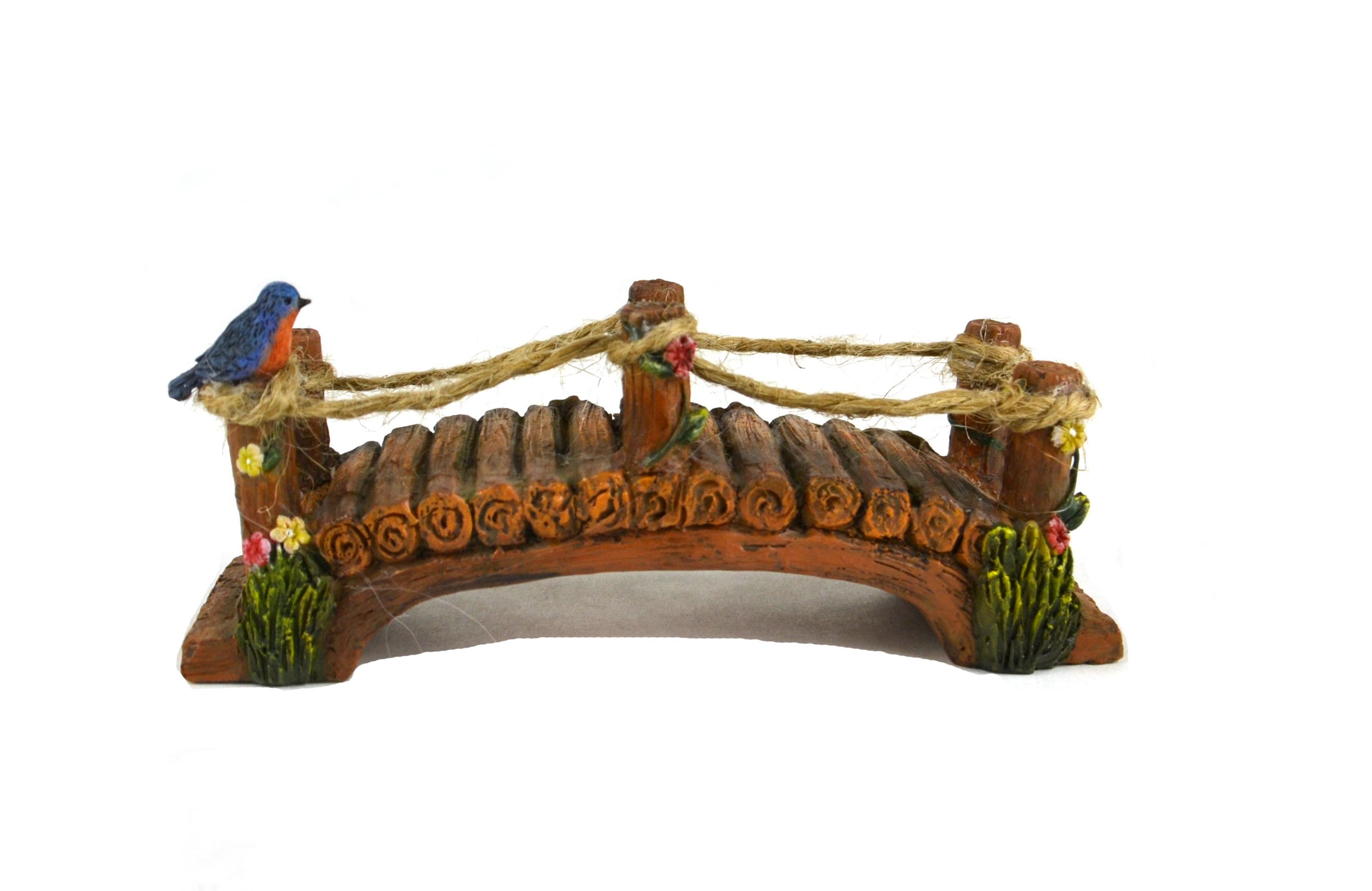 Bluebird Rope Bridge, Fairy Garden Rope Bridge