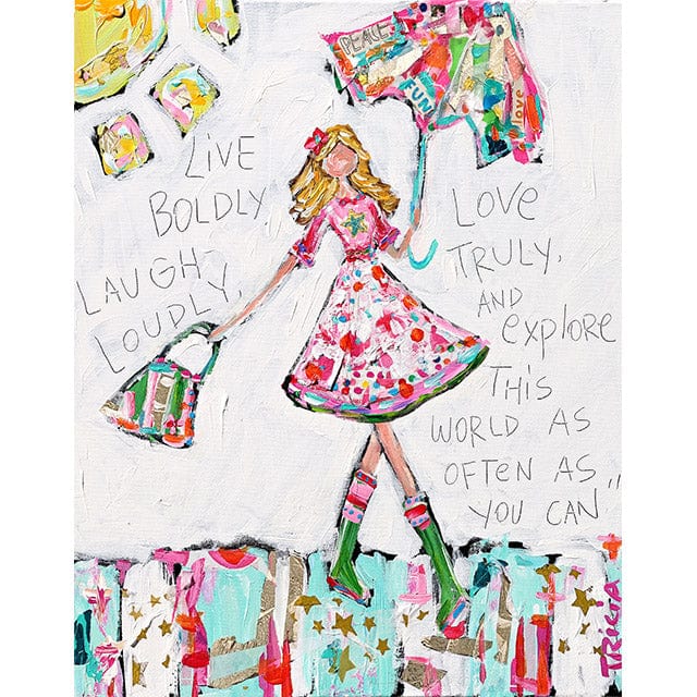 Adventure Girl Print