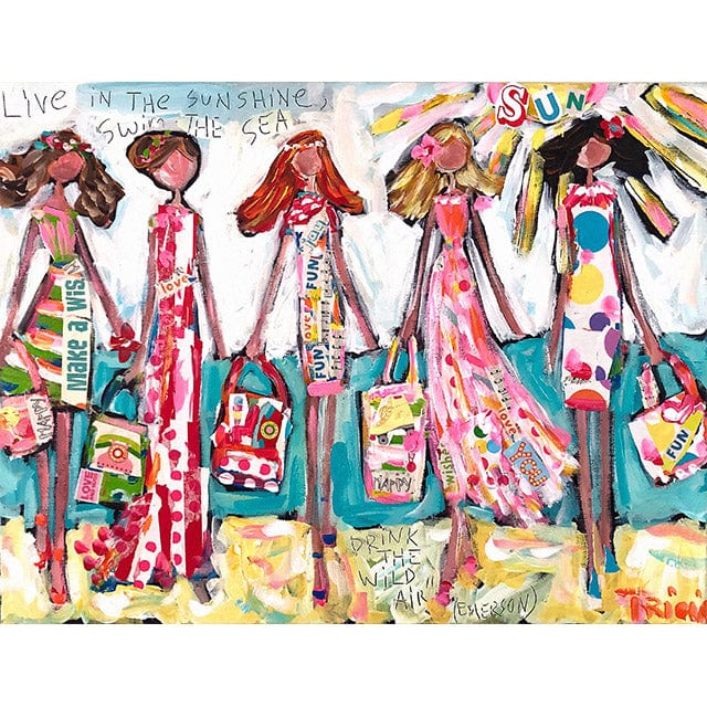 Beach Girls Print