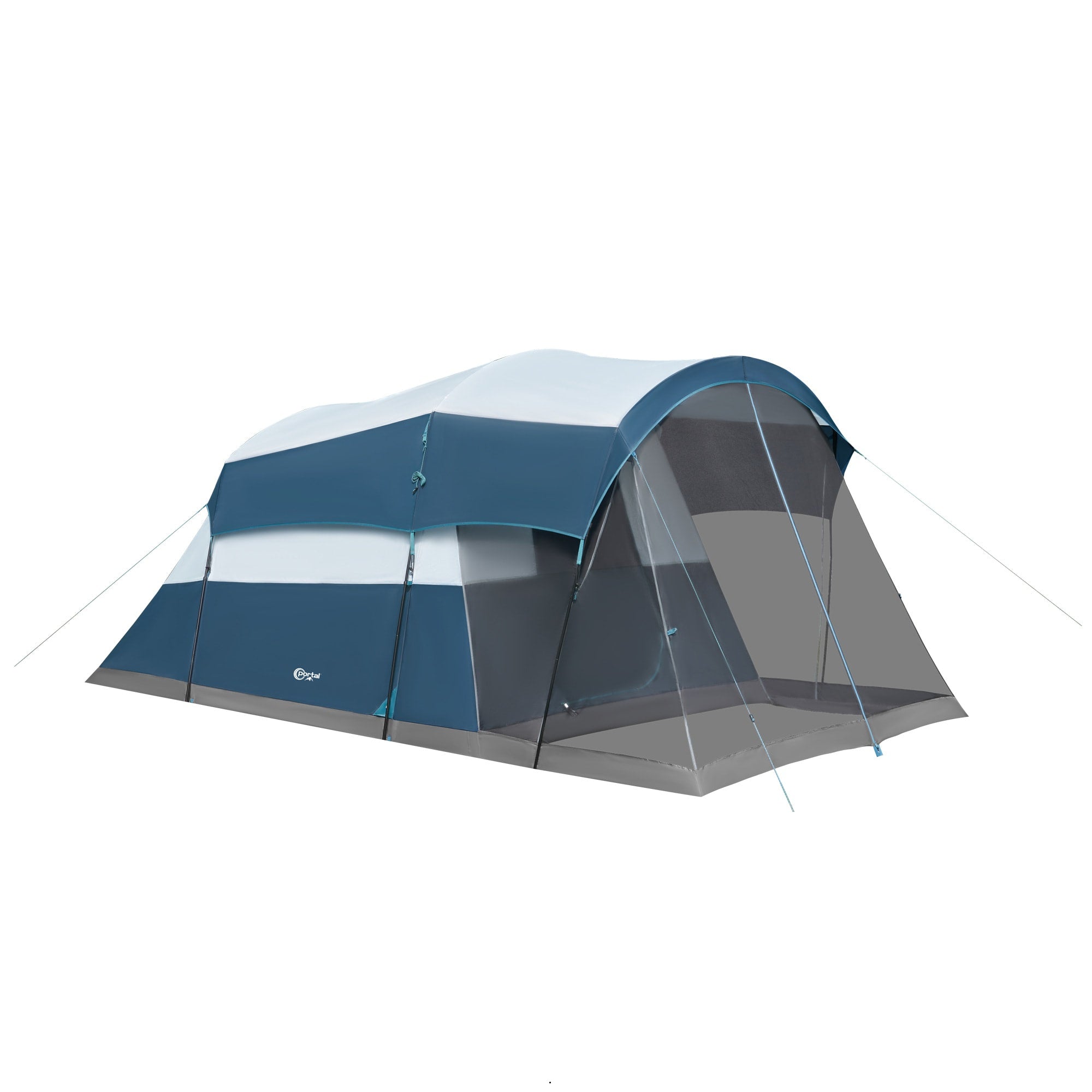 Portal Outdoors 6-Person Family Camping Tent with Screened Porch