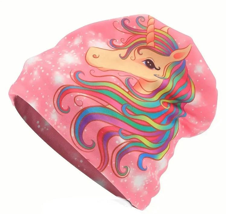 Children’s Chemo Unicorn Beanie Hat  Ultra Soft Slouchy Beanie Kids  Chemotherapy Beanie Chemo Hat Chemo Turban Kids Chemo Beanie