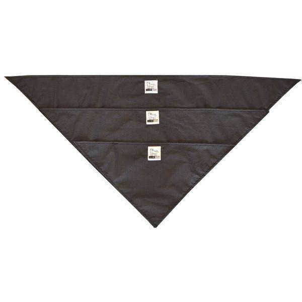 Reflective Dog Bandana in Black/Roma