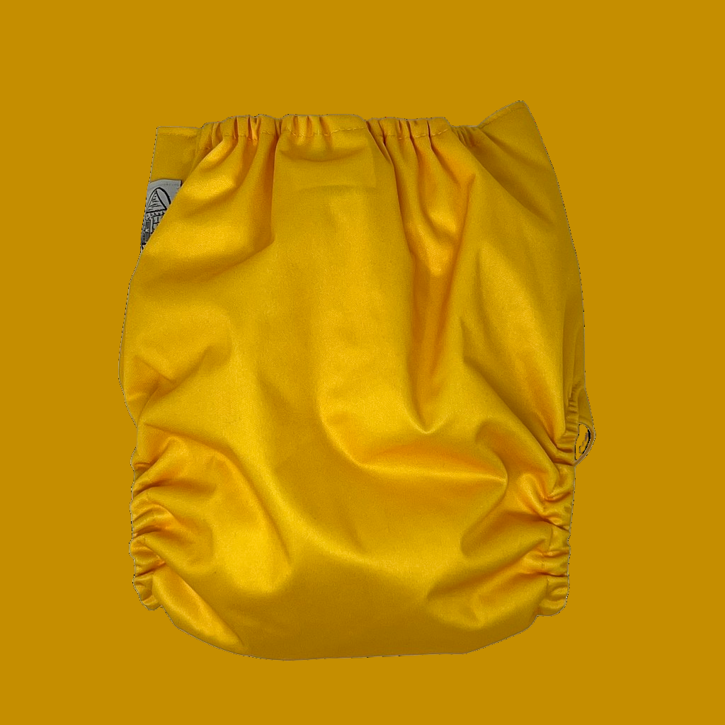 Chickadee Yellow - Pocket Diaper