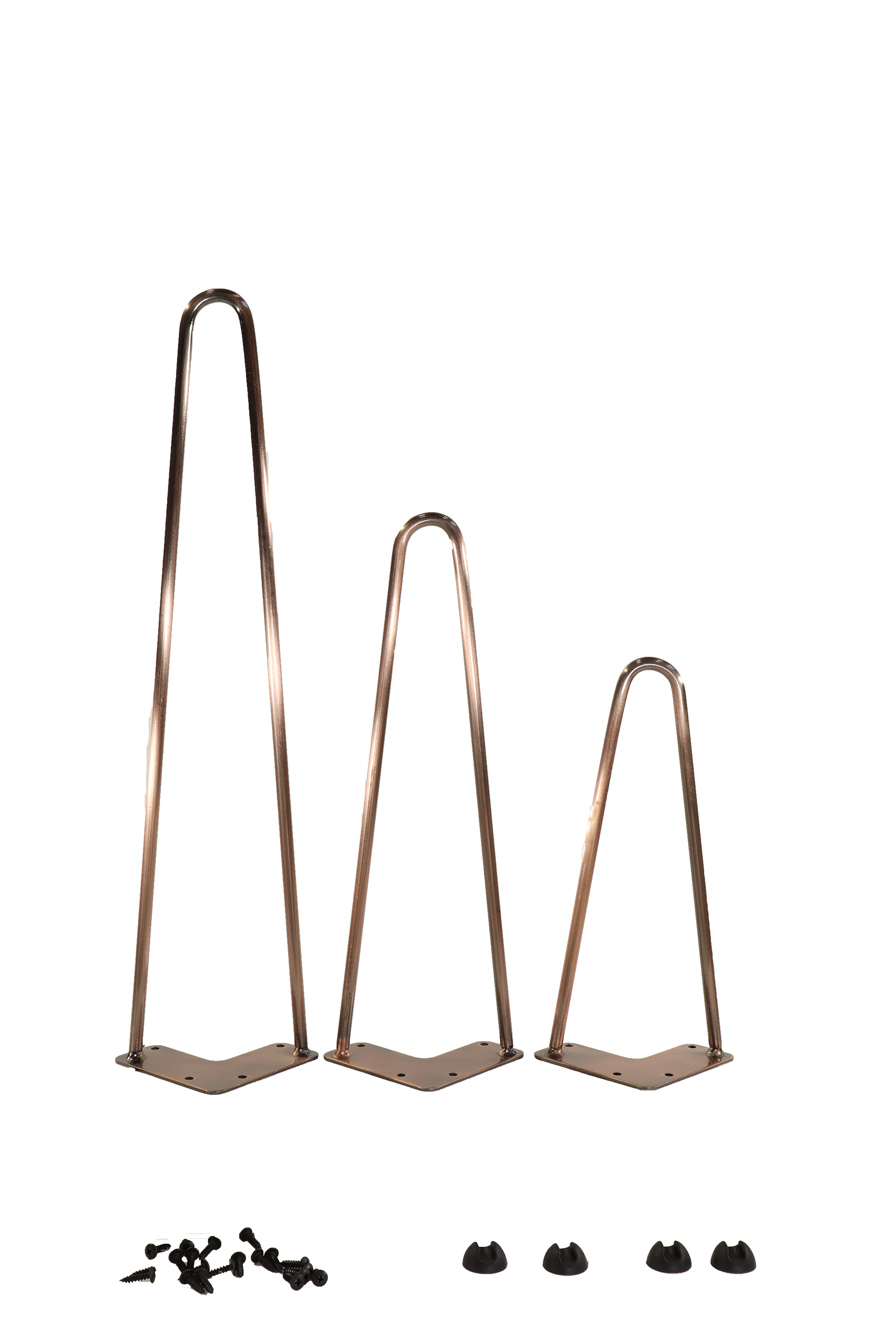 2 Rod Copper Hair Pin Legs