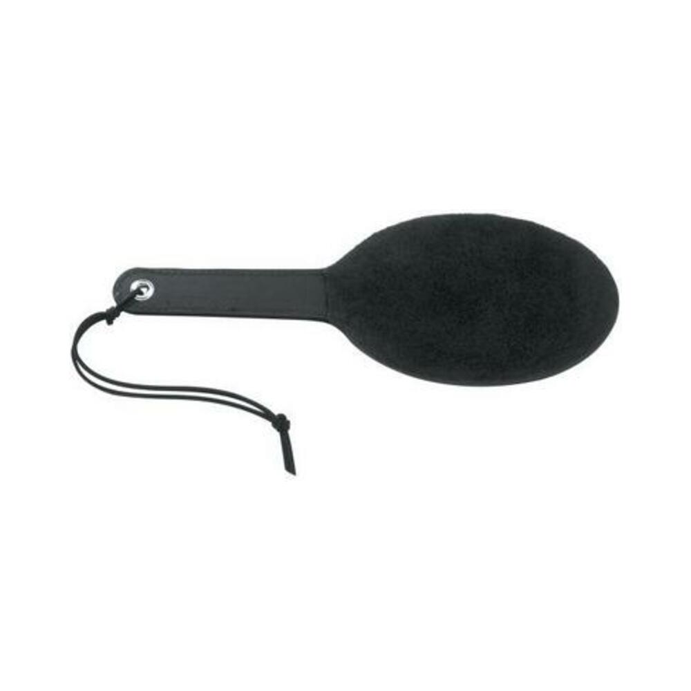 16in Ping Pong Paddle W/Black Faux Fur