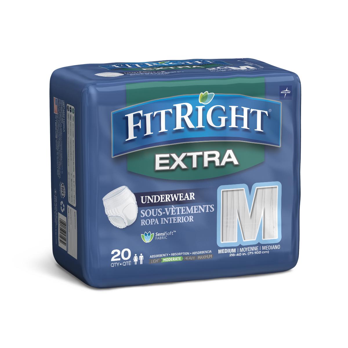 FitRight Extra-Protective Underwear 20ct