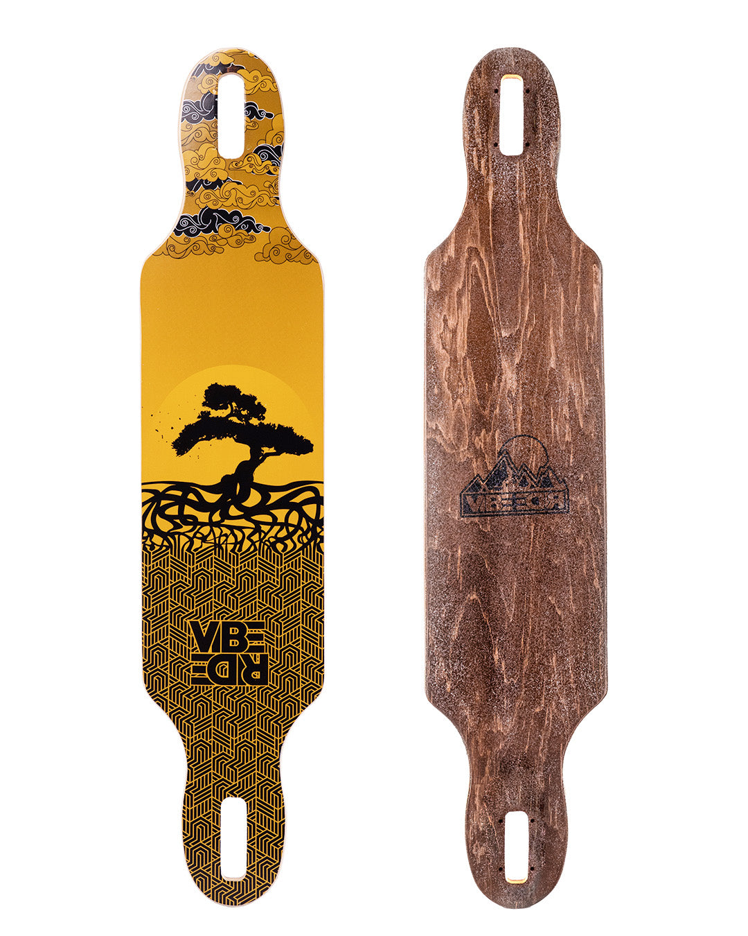 Drop-Through Longboard Deck