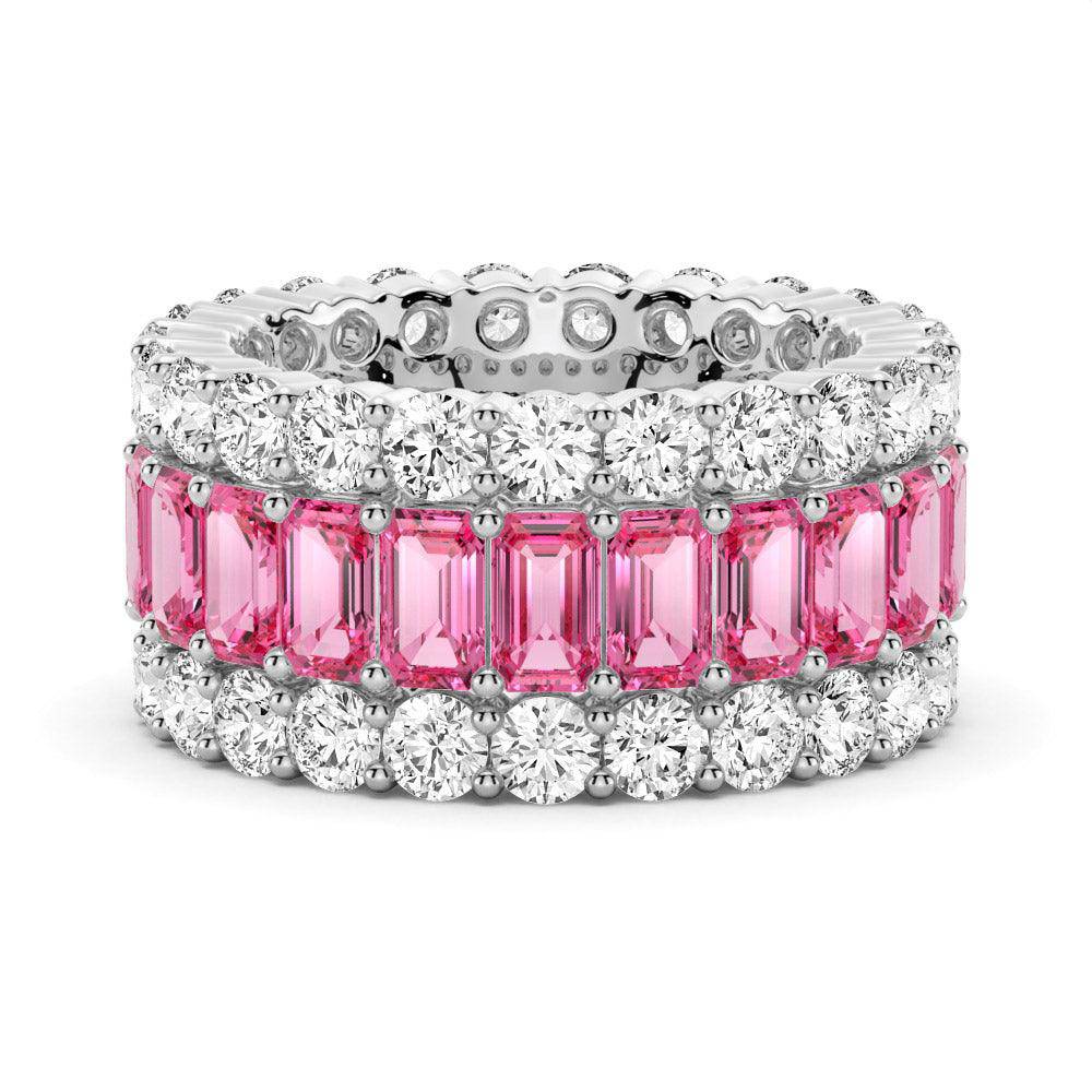 15.4 CT. Baguette Lab Grown Gemstone Eternity Band