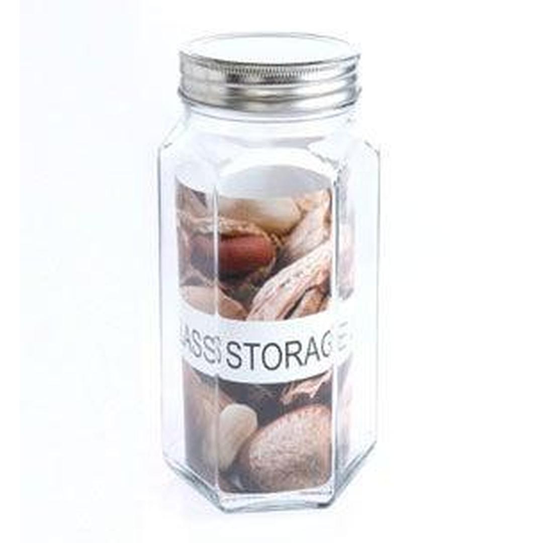 1110ml/37OZ Glass Jar with SS Lid