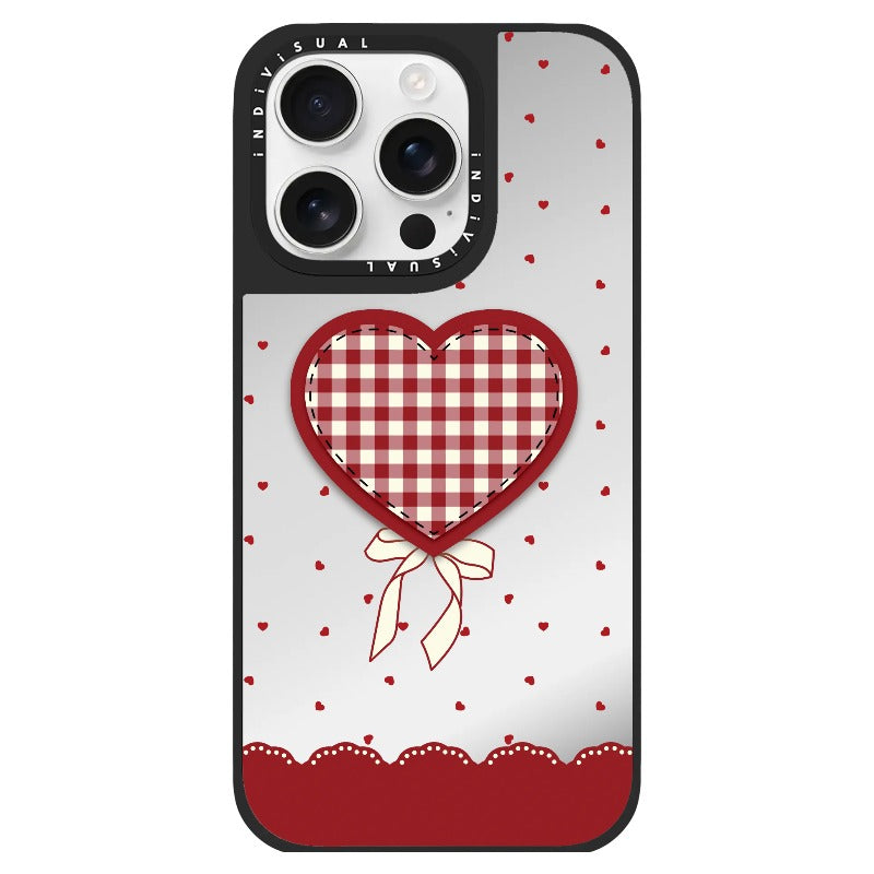 "Be Fearless" Heart, Lace and Polka Dots Phone Case_Clear Impact Phone Case [1503684]