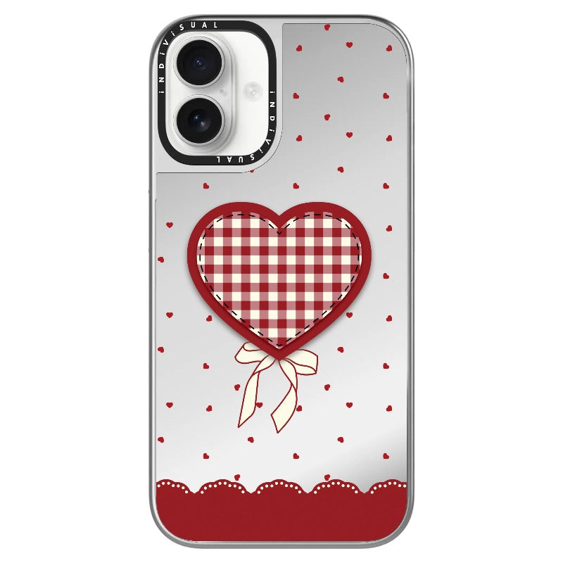 "Be Fearless" Heart, Lace and Polka Dots Phone Case_Clear Impact Phone Case [1503684]