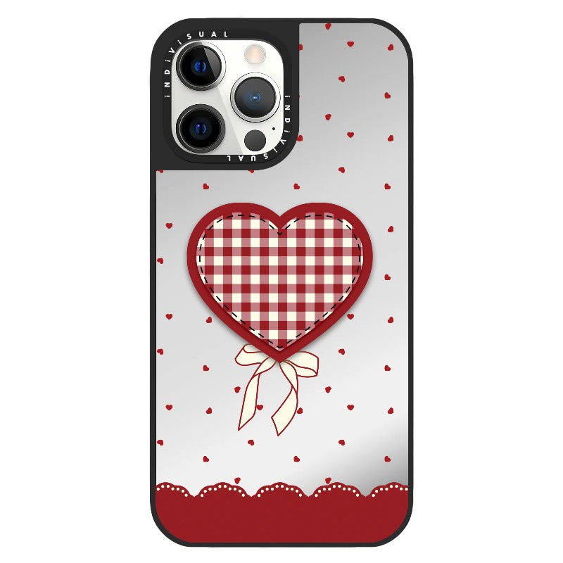 "Be Fearless" Heart, Lace and Polka Dots Phone Case_Clear Impact Phone Case [1503684]