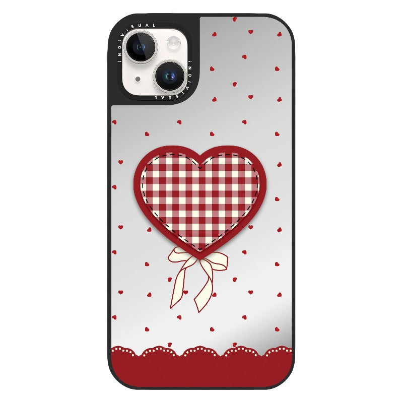 "Be Fearless" Heart, Lace and Polka Dots Phone Case_Clear Impact Phone Case [1503684]