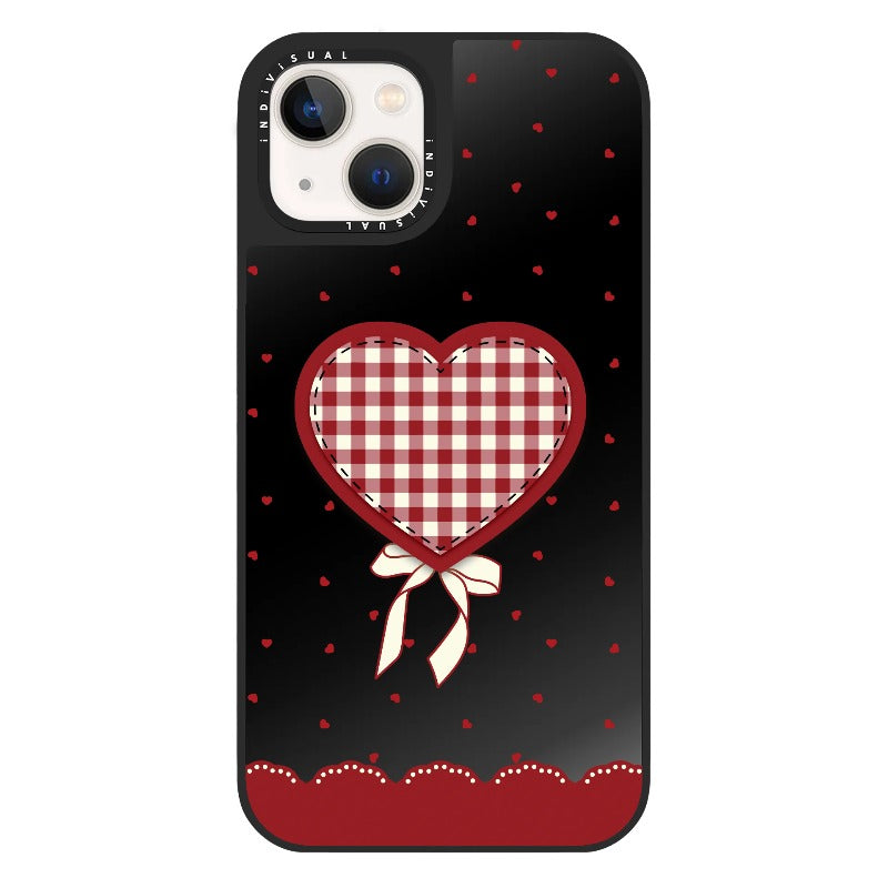 "Be Fearless" Heart, Lace and Polka Dots Phone Case_Clear Impact Phone Case [1503684]