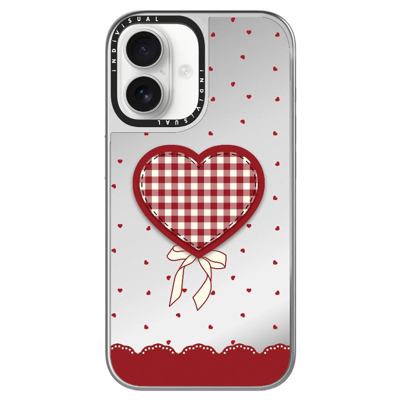 "Be Fearless" Heart, Lace and Polka Dots Phone Case_Clear Impact Phone Case [1503684]