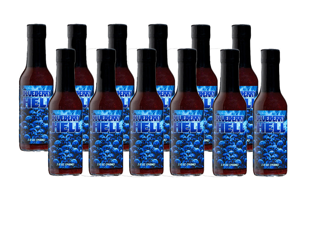 Blueberry Hell W/Carolina Reaper 12 Pack Case