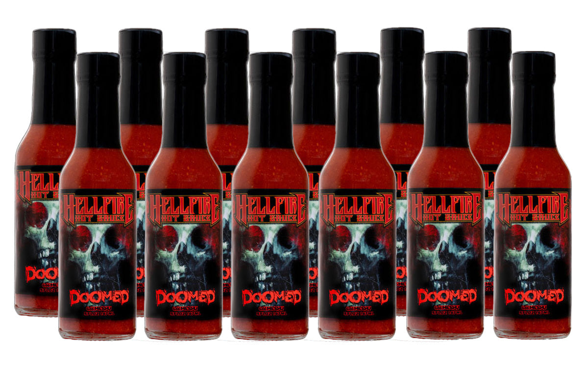 DOOMED 12 Pack World's Hottest Hot Sauce