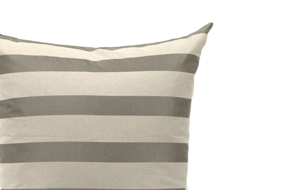 Dove Stripe Cushion Cover