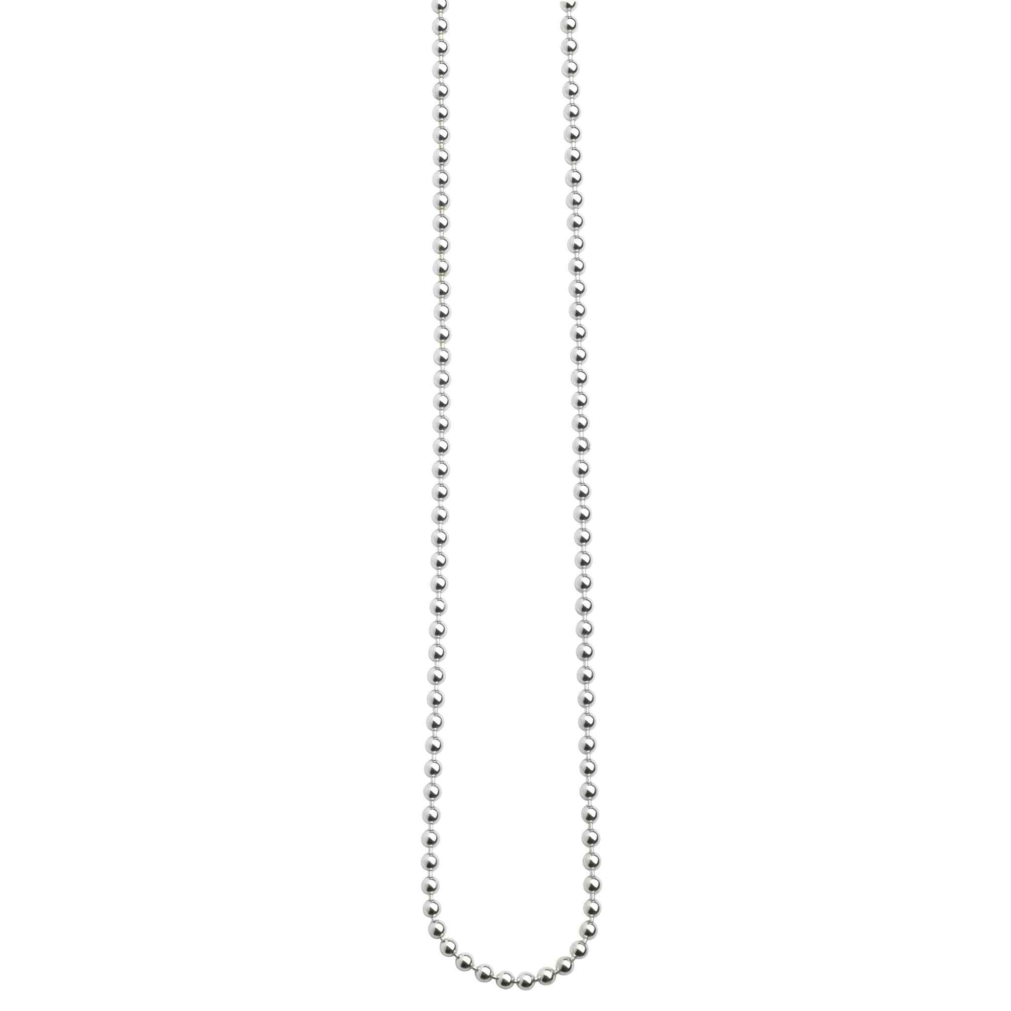 1.8mm Sterling Silver 16" Bead Chain