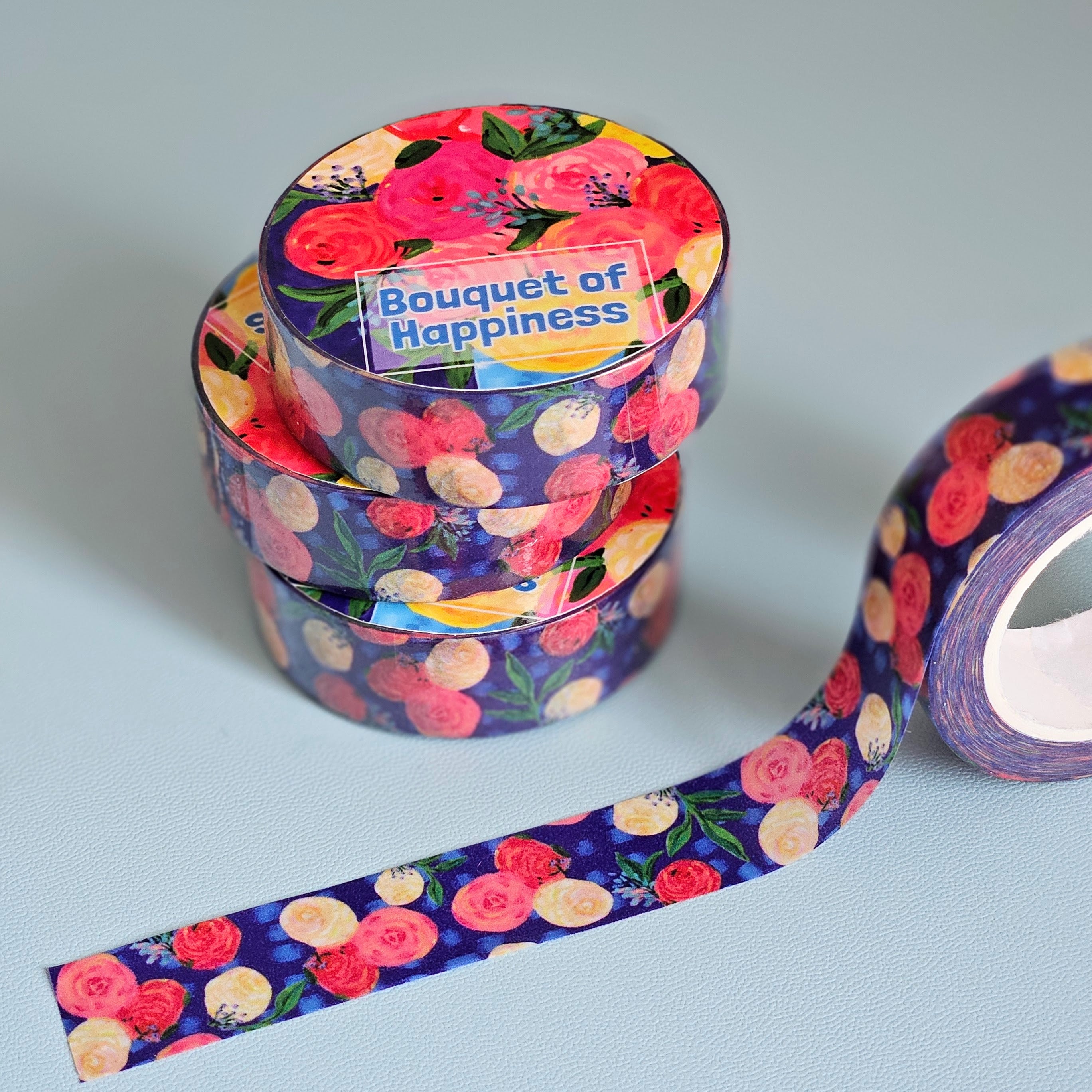 'Bouquet of Happiness' Washi Tape - by Diella Taylor
