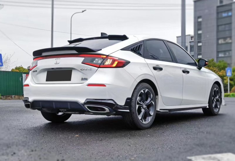 SWA 2022-2025  11th Gen Honda Civic Hatchback Gloss Black Roof Spoiler