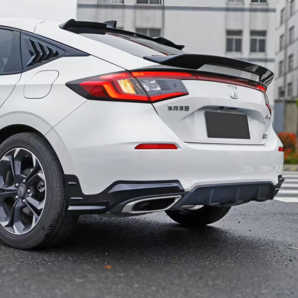 SWA 2022-2025  11th Gen Honda Civic Hatchback Gloss Black Mugen Style Corner Spats Aprons