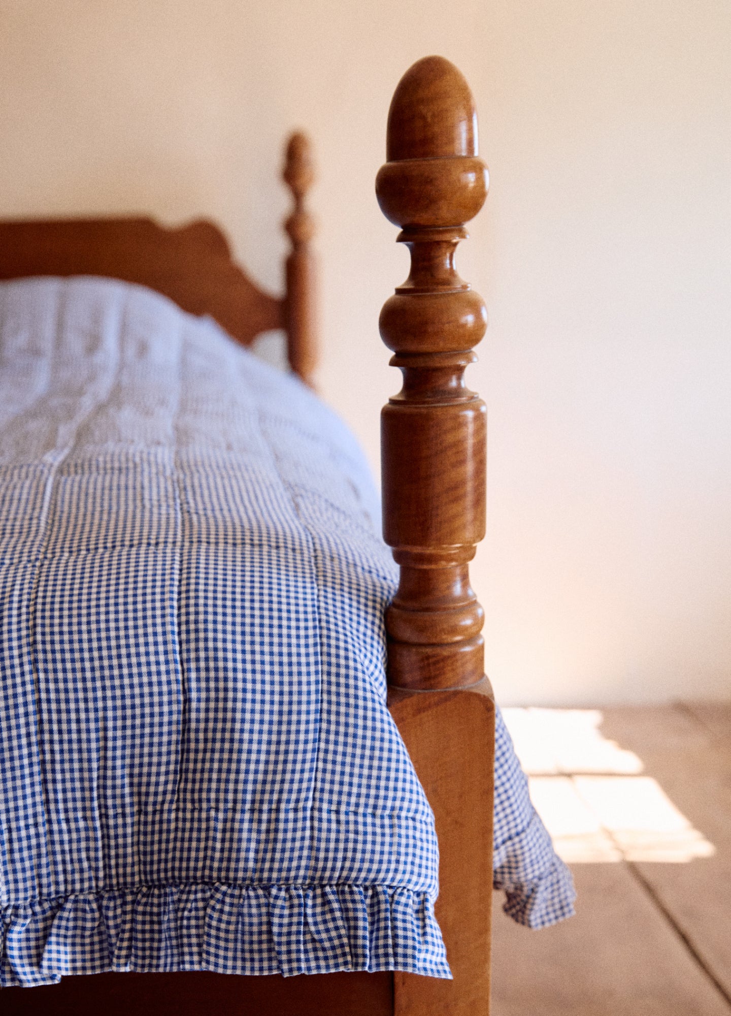 Quilt - Navy Gingham