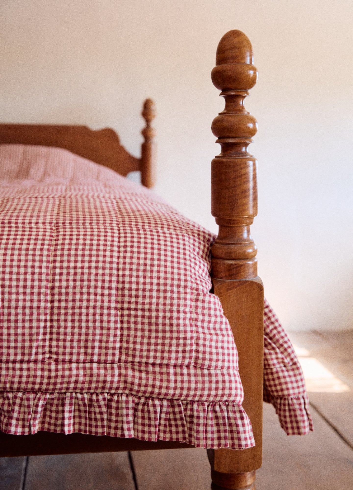 Quilt - Rust Gingham