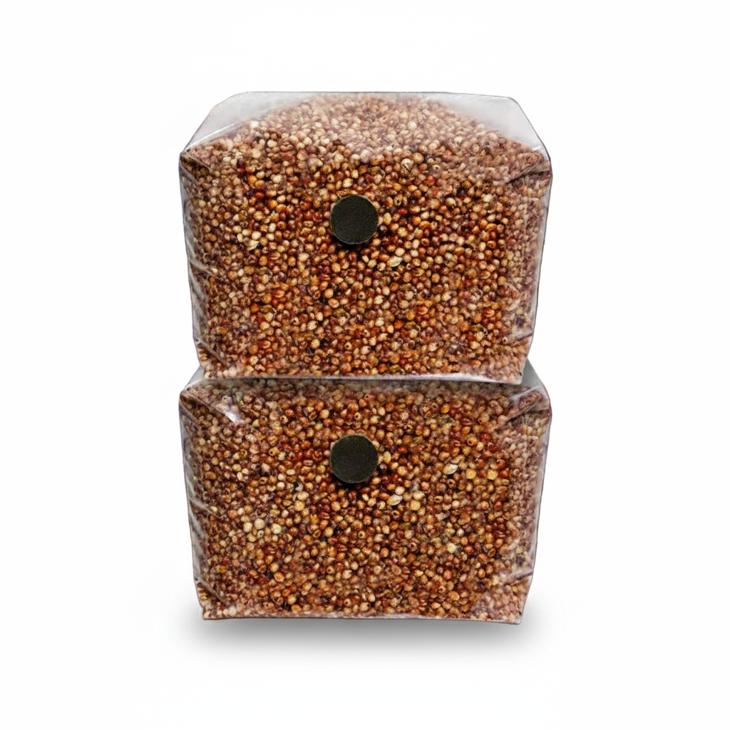 2 Pack of 3lb Milo Sorghum Sterile Mushroom Grain Bags