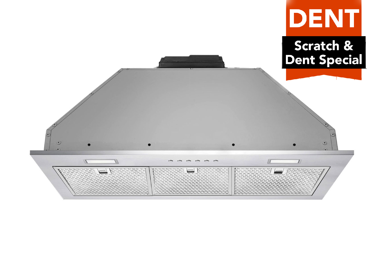 (Dented) 36 Inch 600 CFM Range Hood Insert - VICTORY Q1