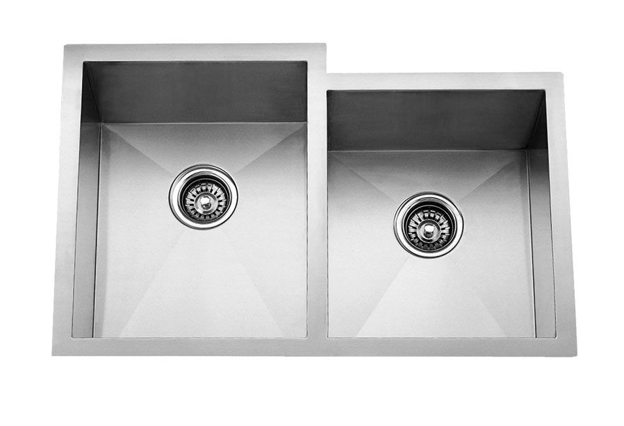 32" Double Bowl Under-Mount Sink - KS126L