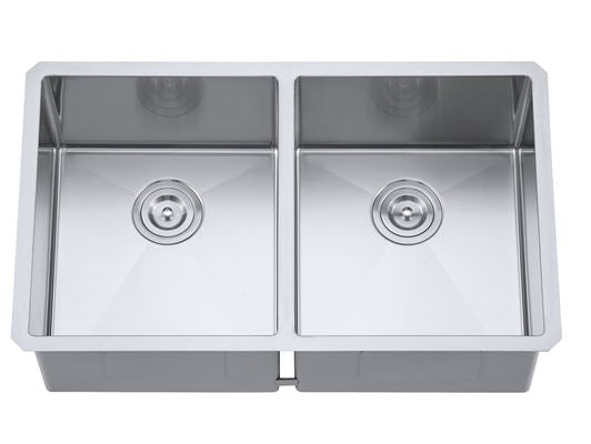 33" Double Bowl Under-Mount Sink - KS528