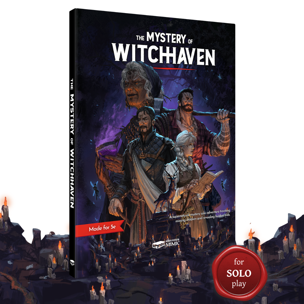 The Mystery of Witchhaven - A 5e Solo Adventure (Softcover)