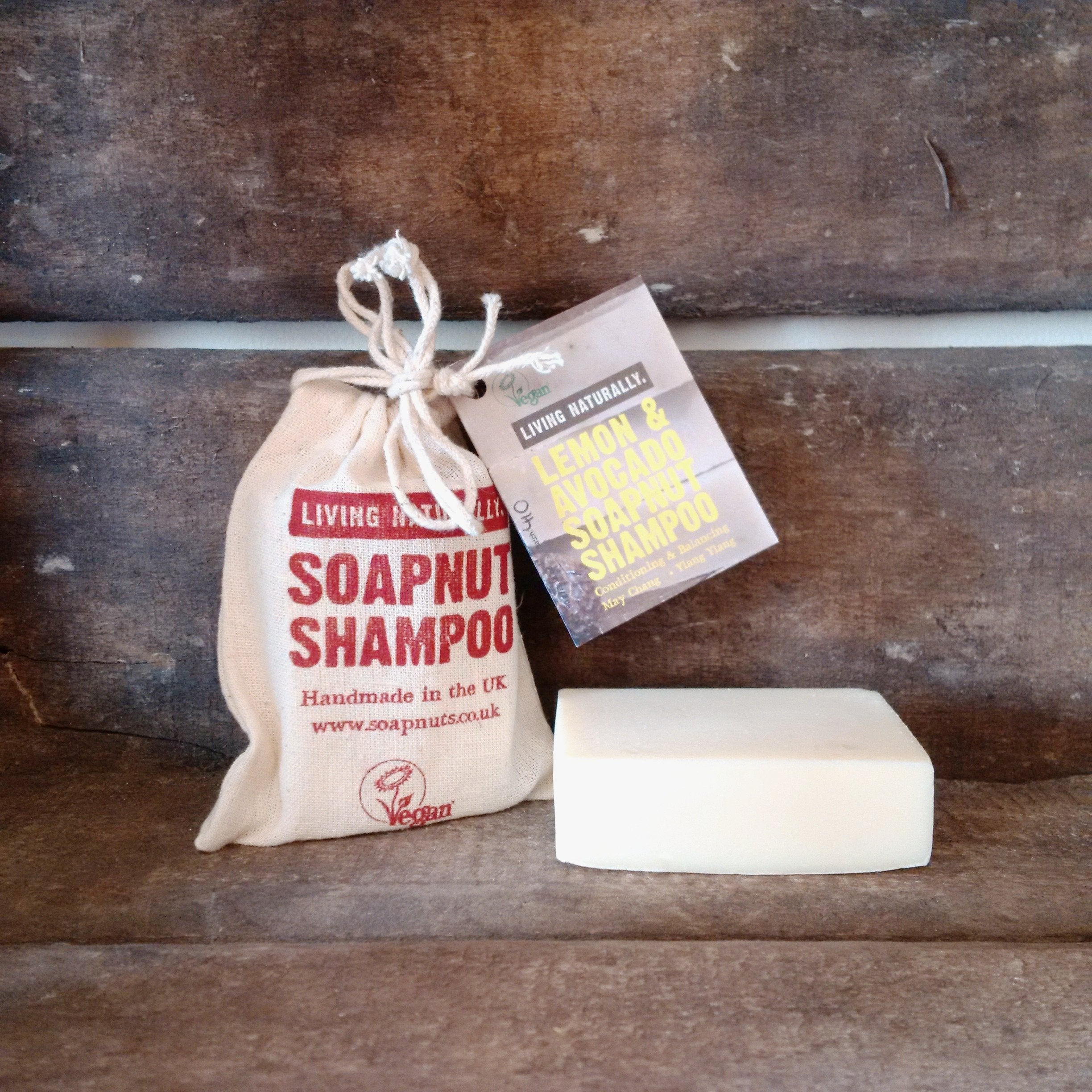 Lemon & Avocado Soapnut Shampoo Bar 90g