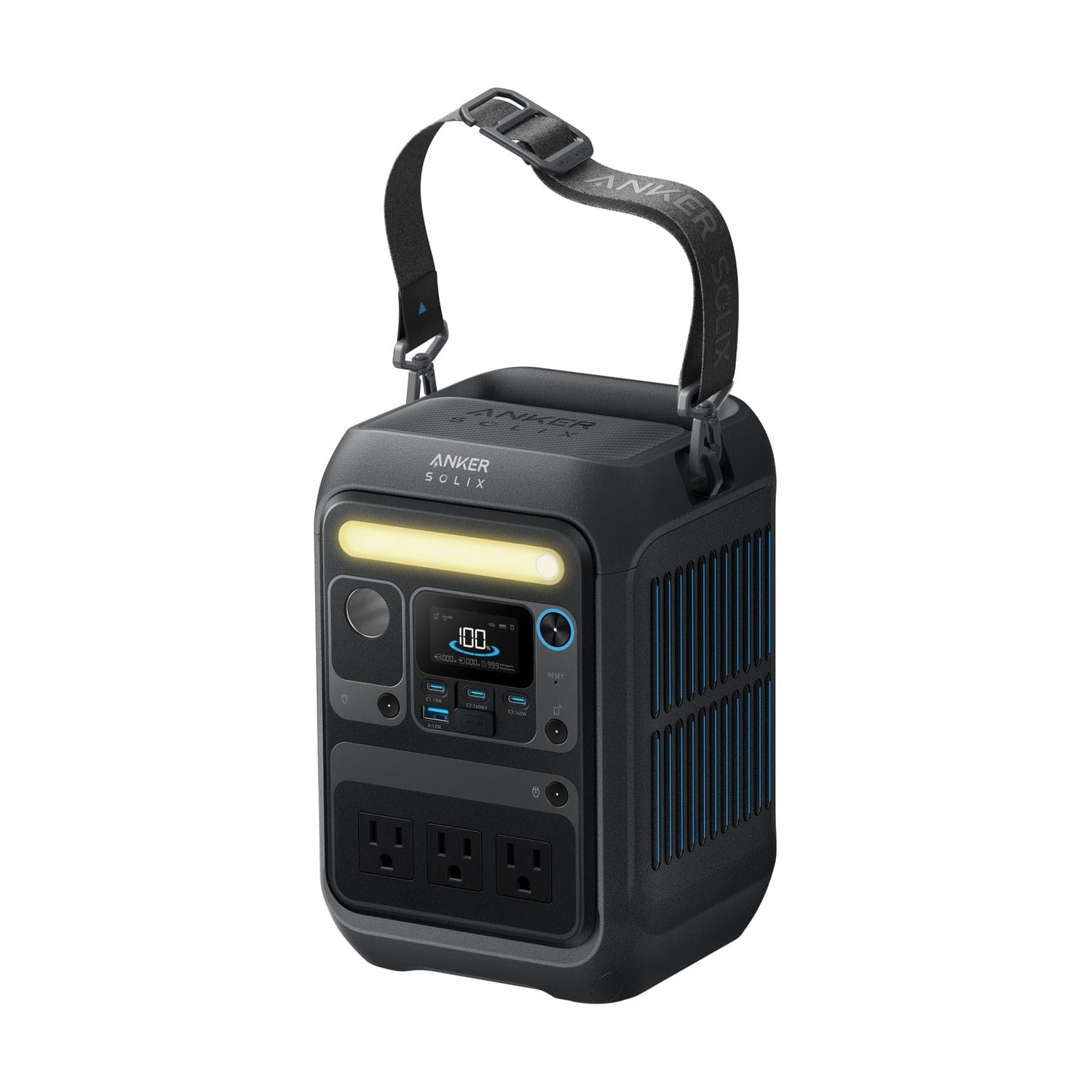 Anker SOLIX C300X Portable 300W Multi-Device Power Station with Strap (288Wh)